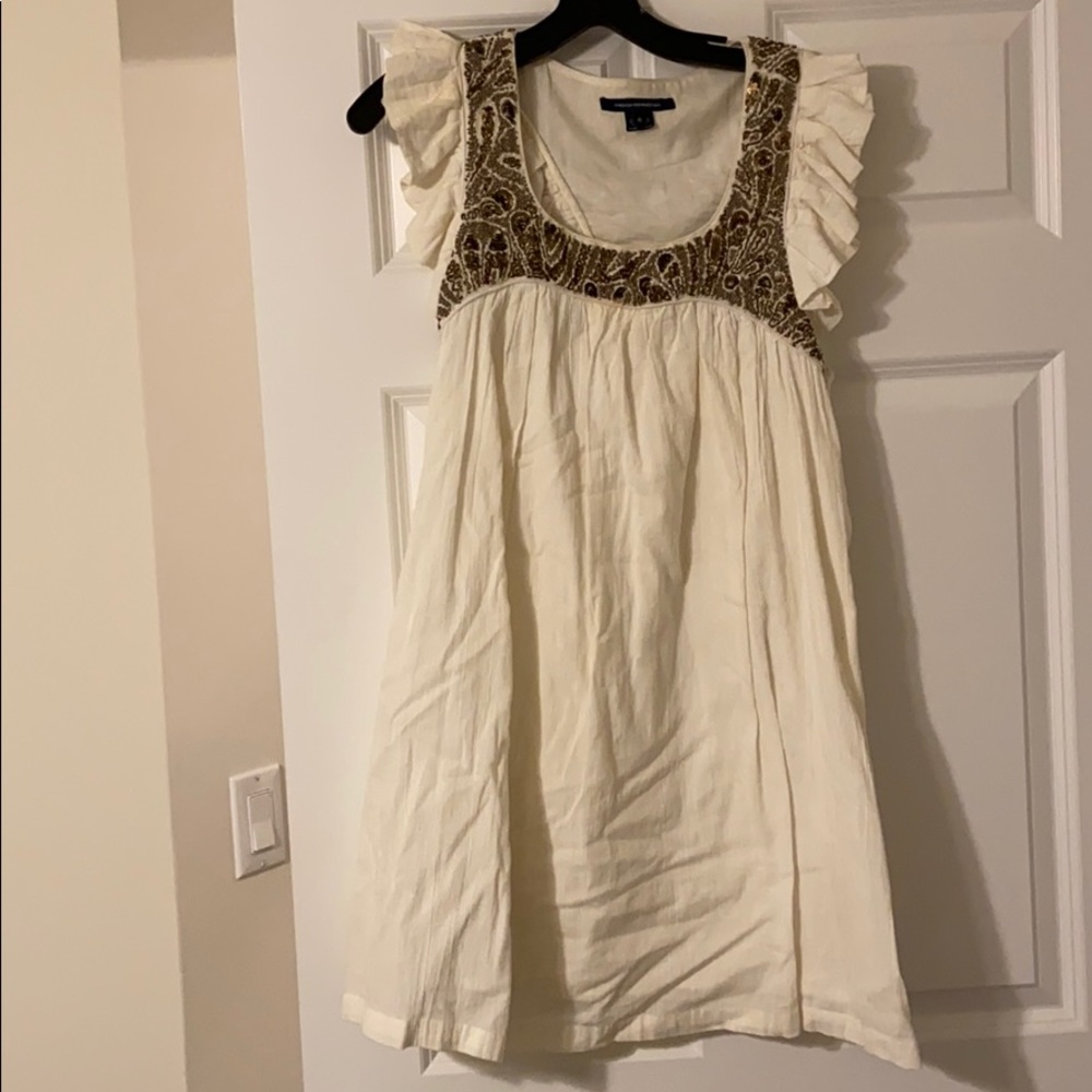 white dress